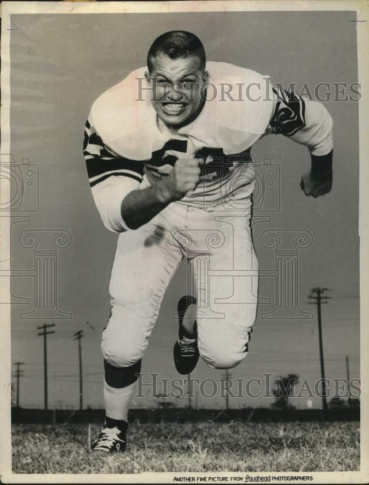 1964 Press Photo Football player Jerry Hopkins - hps20890