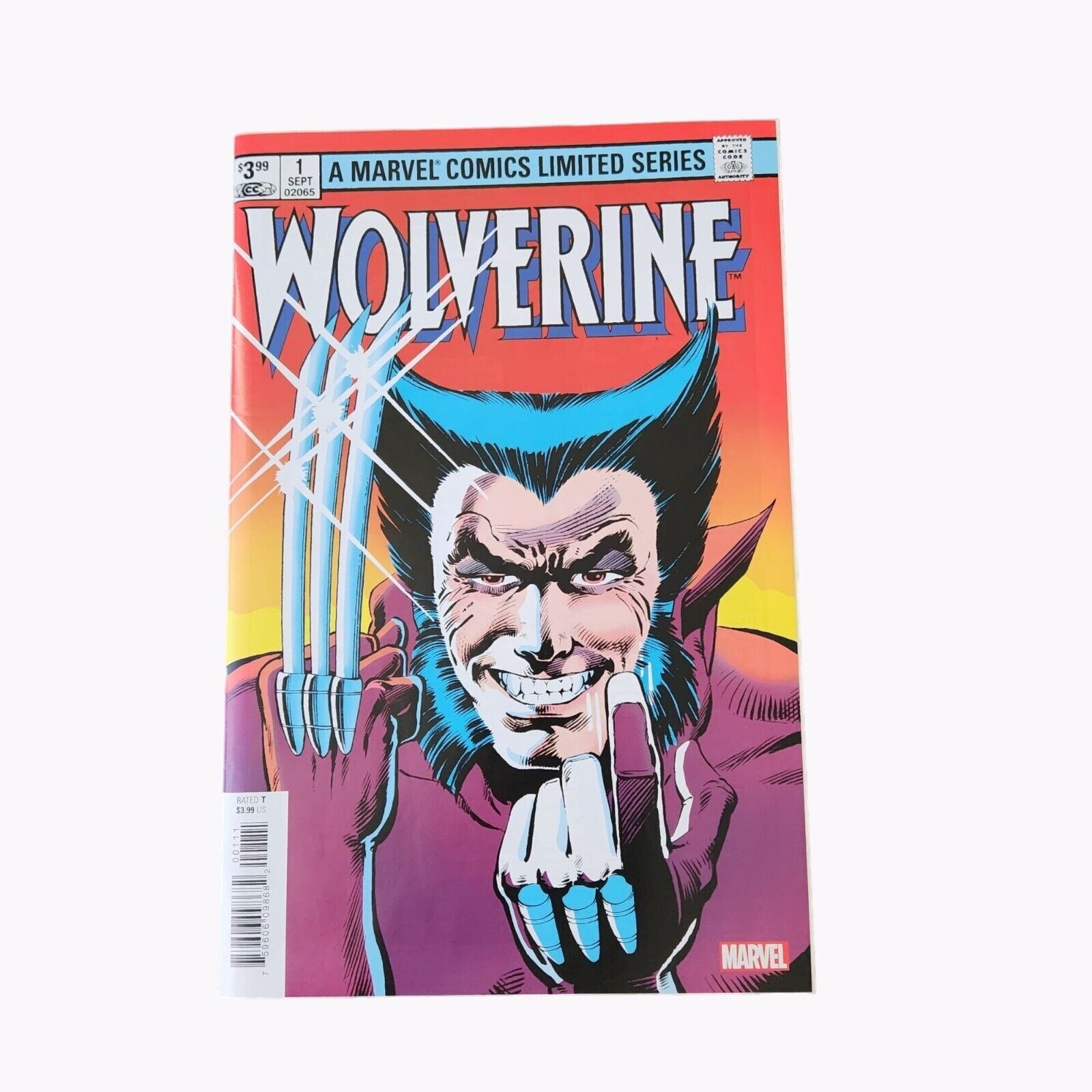 Marvel Wolverine #1 Limited Series Comic Book Collector Bagged Boarded