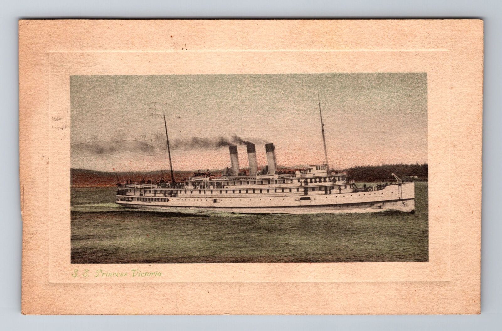 SS Princess Victoria, Ship, Transportation, Vintage c1911 Souvenir Postcard