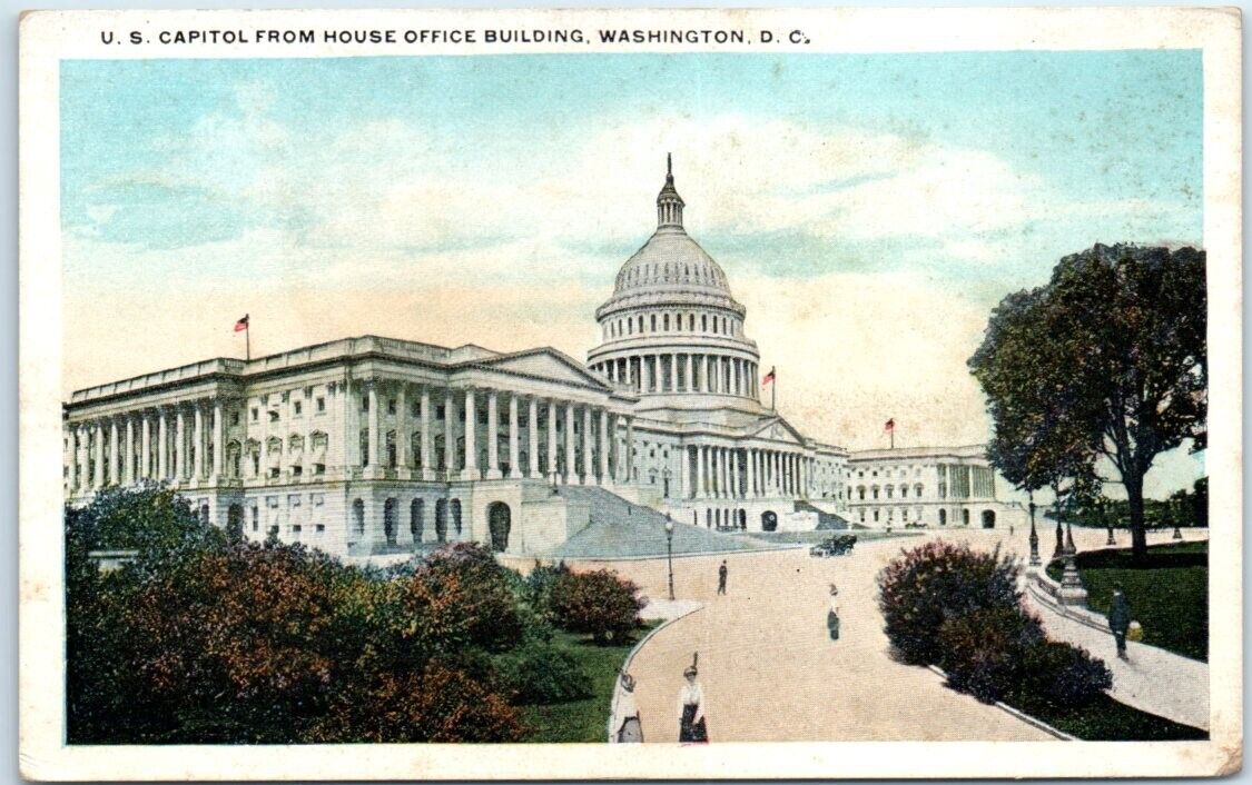U. S. Capitol From House Office Building - Washington, District of Columbia