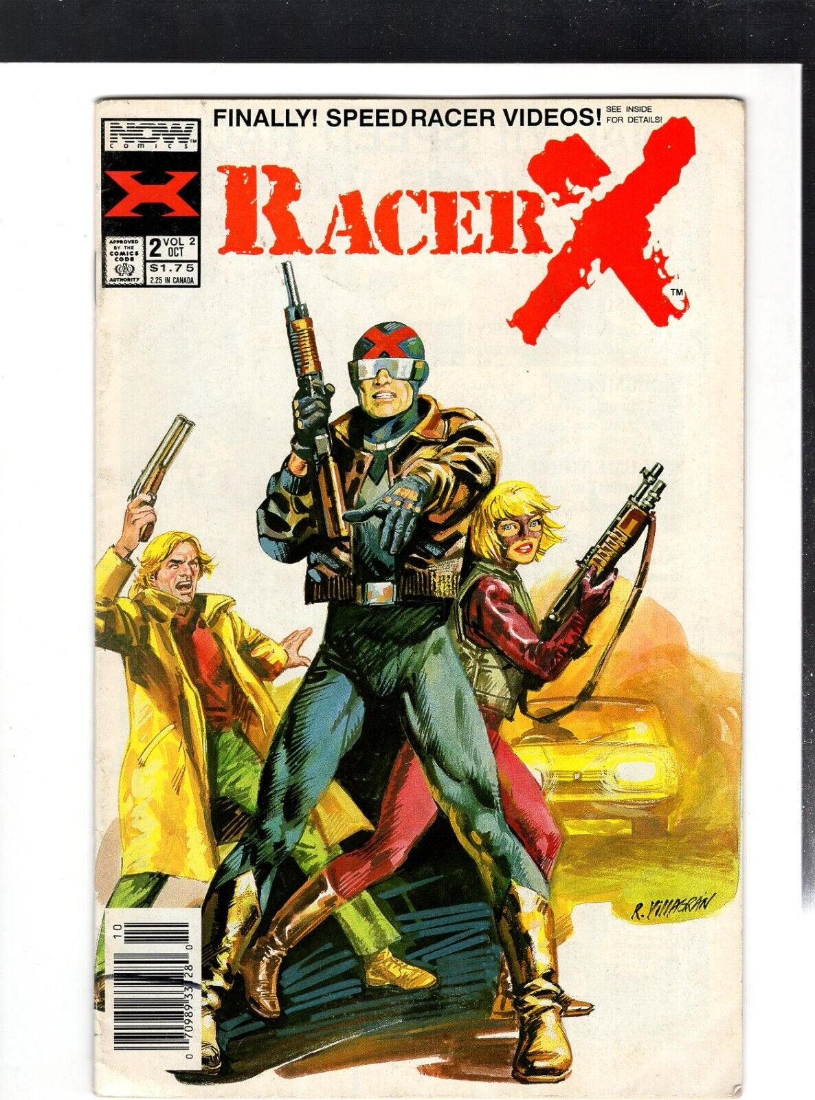 Racer X #2 October 1989 NOW Comics Speed Racer