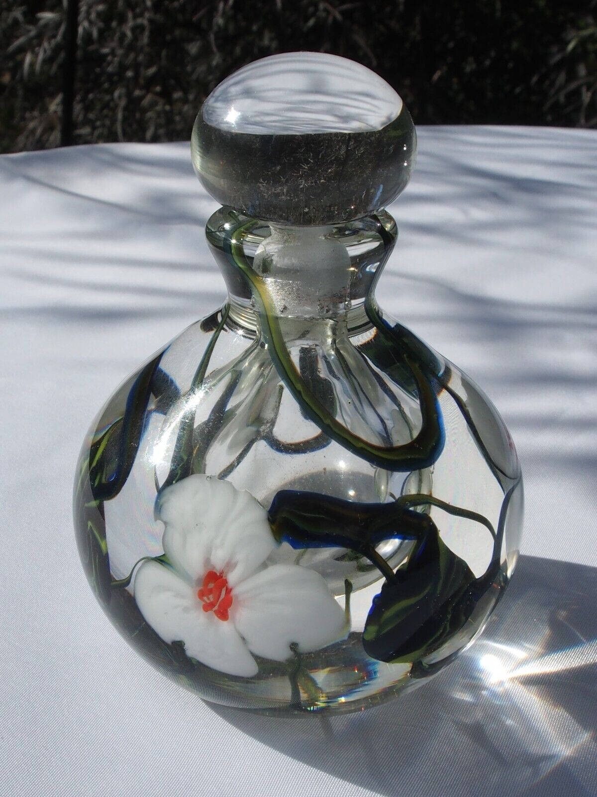 Art Nouveau Art Glass Richard Olma Perfume Bottle