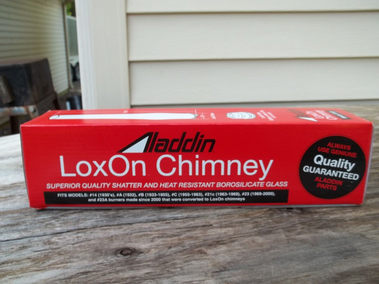 4 New in Box Aladdin Lamp Lox On Chimney Model R103 LoxOn 2 5/8\