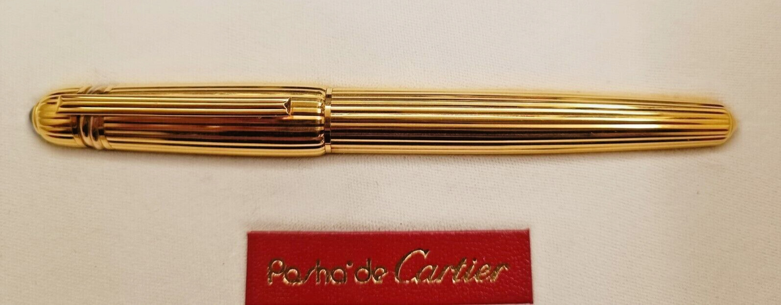 *** Cartier Pasha Cartier 1990 Limited Edition   Roller ball /+ Refill ***