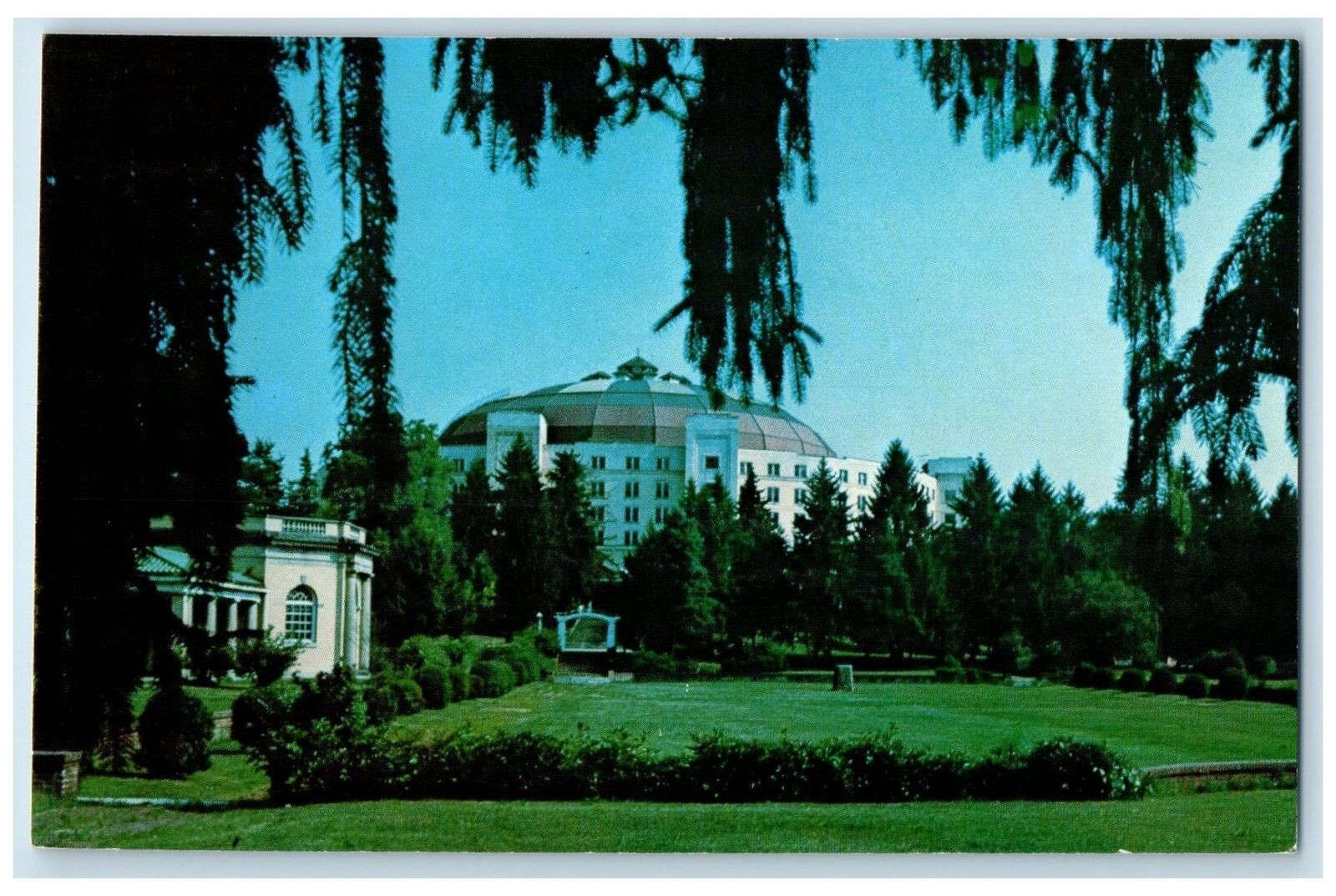 c1960\'s Northwood Institute Building Exterior West Baden Indiana IN Postcard