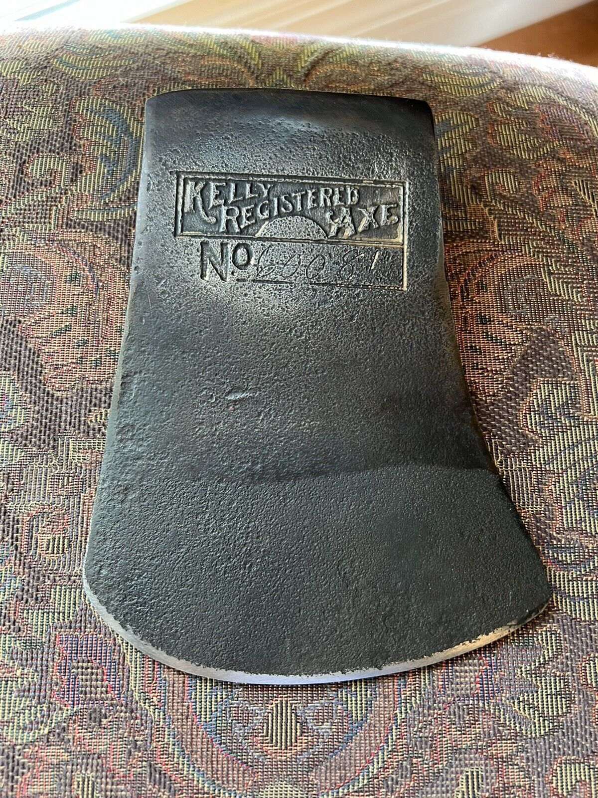 Vintage Original Kelly Registered Single Bit Axe Head