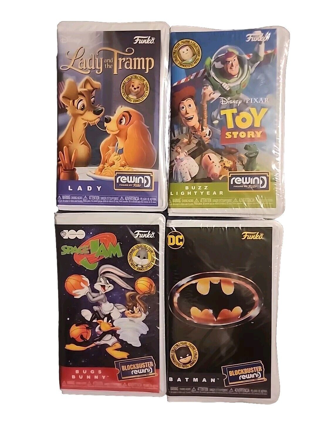 Funko Blockbuster Rewind Lot With Batman Toy Story Space Jam Lady And The Tramp