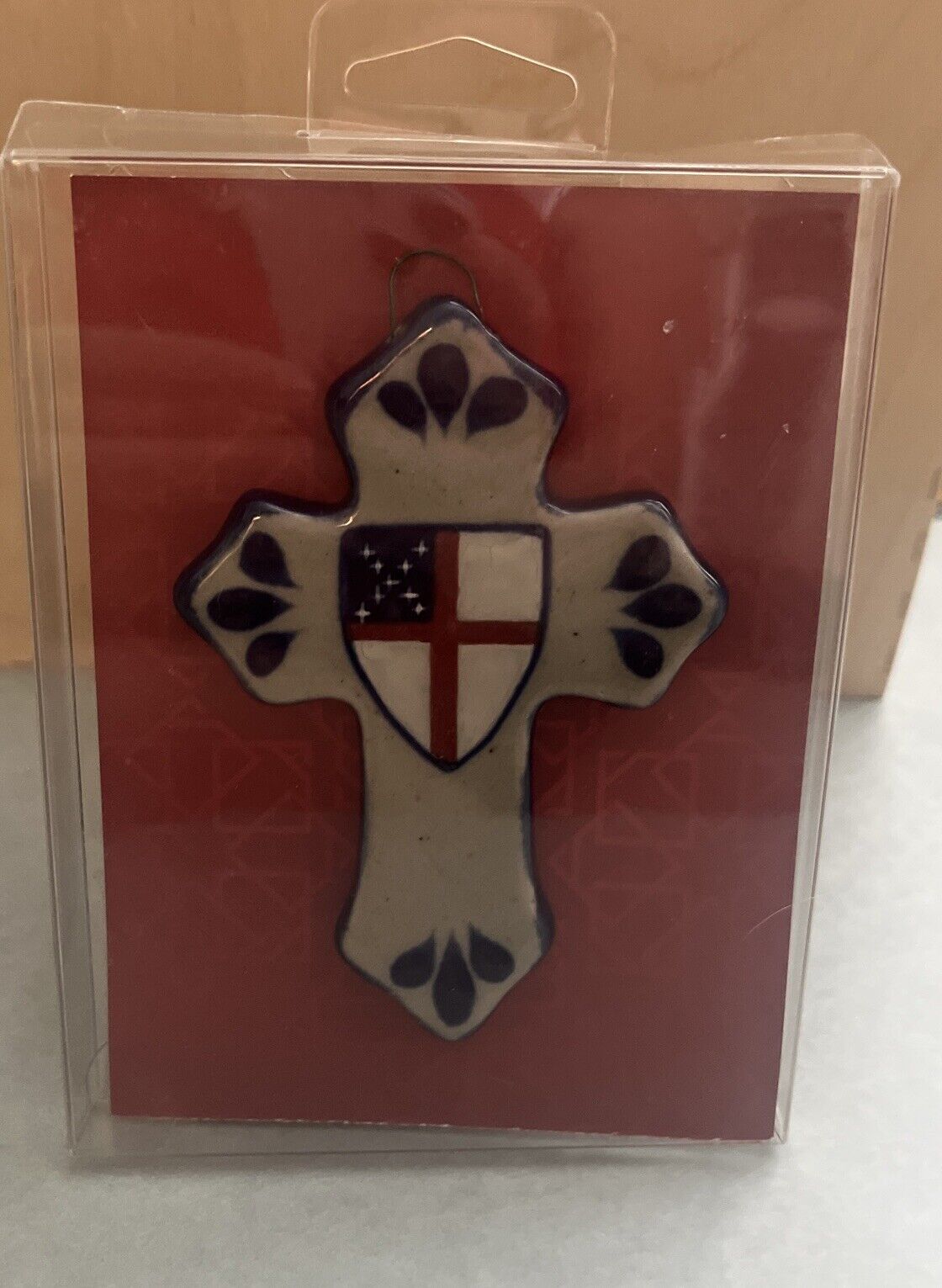 Episcopal Shield Ornament