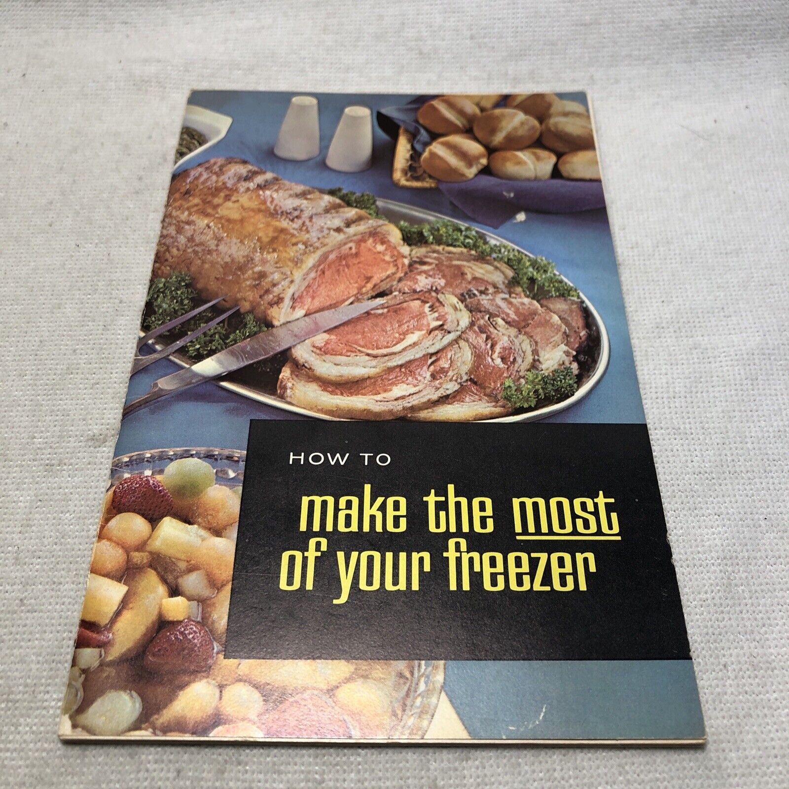 Vintage 1960s How To Make The Most Of Your Freezer Illustrated Booklet