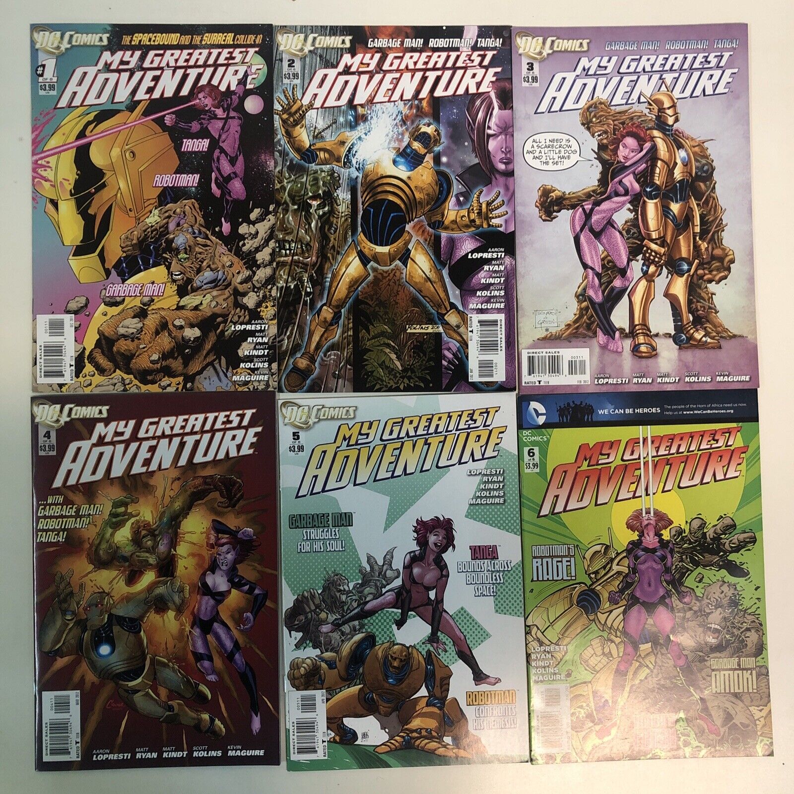 My Greatest Adventure (2011) Complete Mini Set # 1-6 (VF/NM) DC Comics