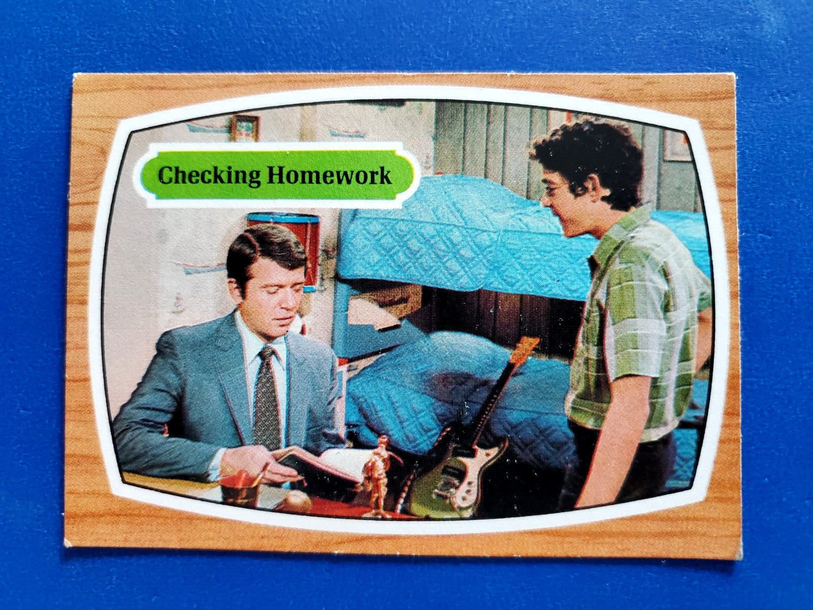 1969 Topps Vintage Brady Bunch Trading Card Number 84 Checking Homework EX