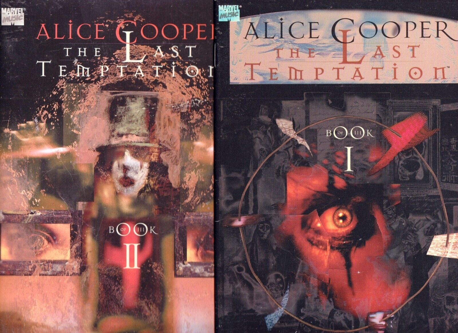 ALICE COOPER THE LAST TEMPTATION #1 2 FN 1994 Neil Gaiman Dave McKean marvel lot