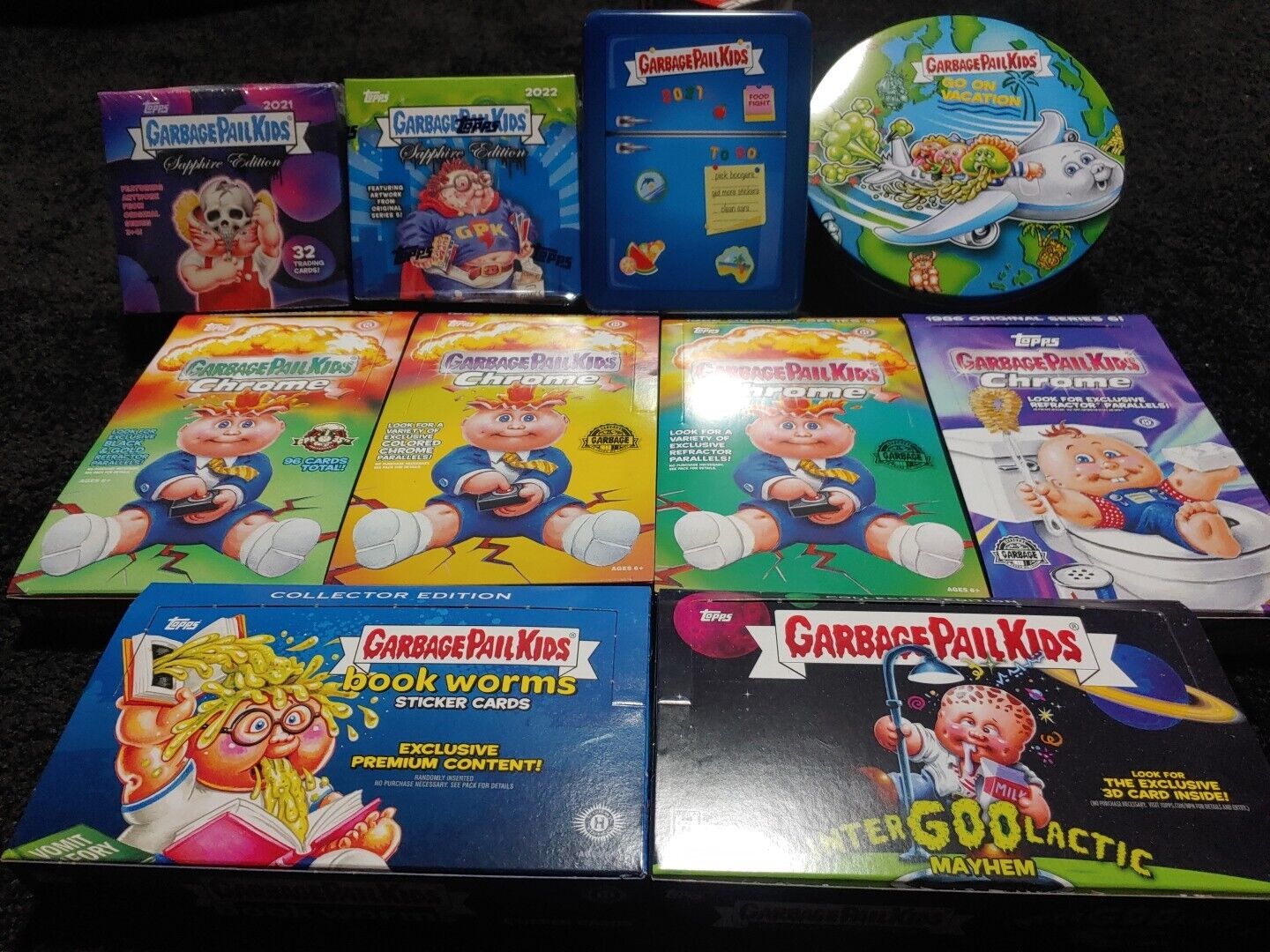 50 Random Garbage Pail Kids Cards From Various Sets See Description