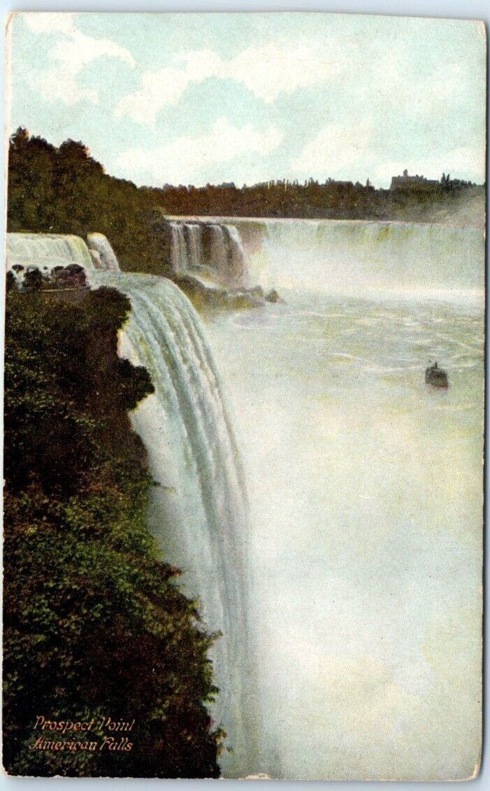Postcard - Prospect Point, American Falls - Niagara Falls, New York