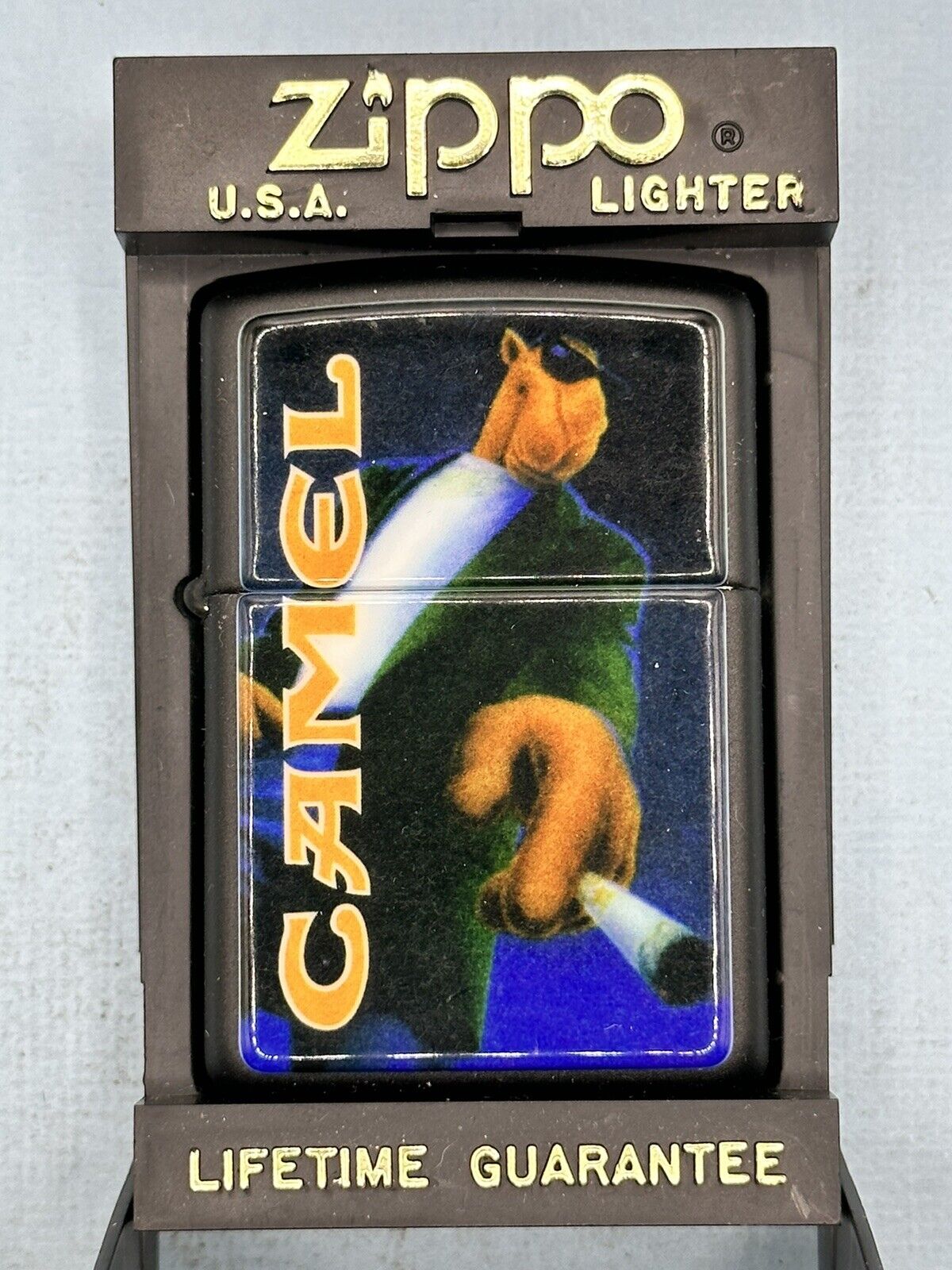 Vintage Camel Joe Green Blazer Black Matte Zippo Lighter NEW Rare
