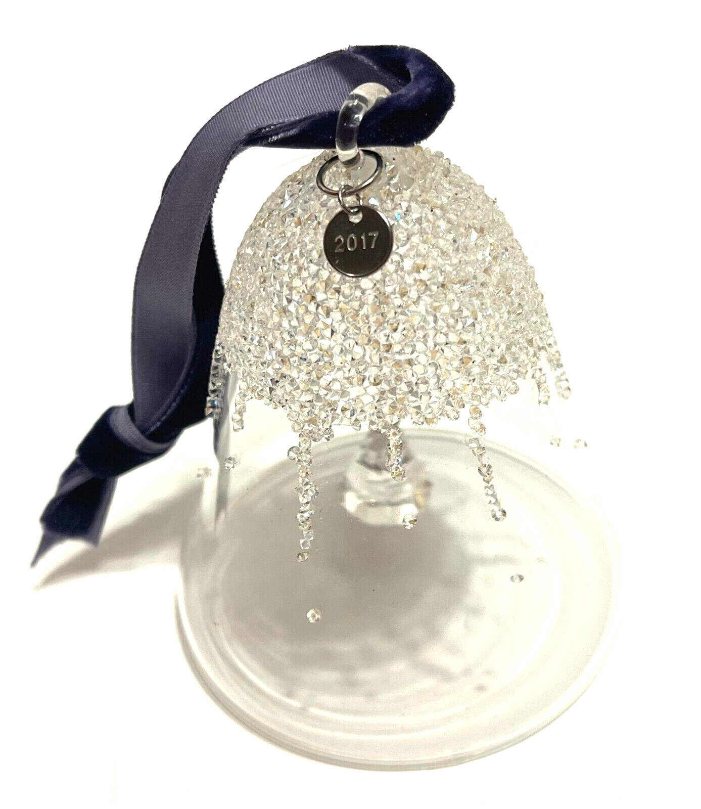 Swarovski Crystal 2017 Annual Bell Christmas Ornament #5241593