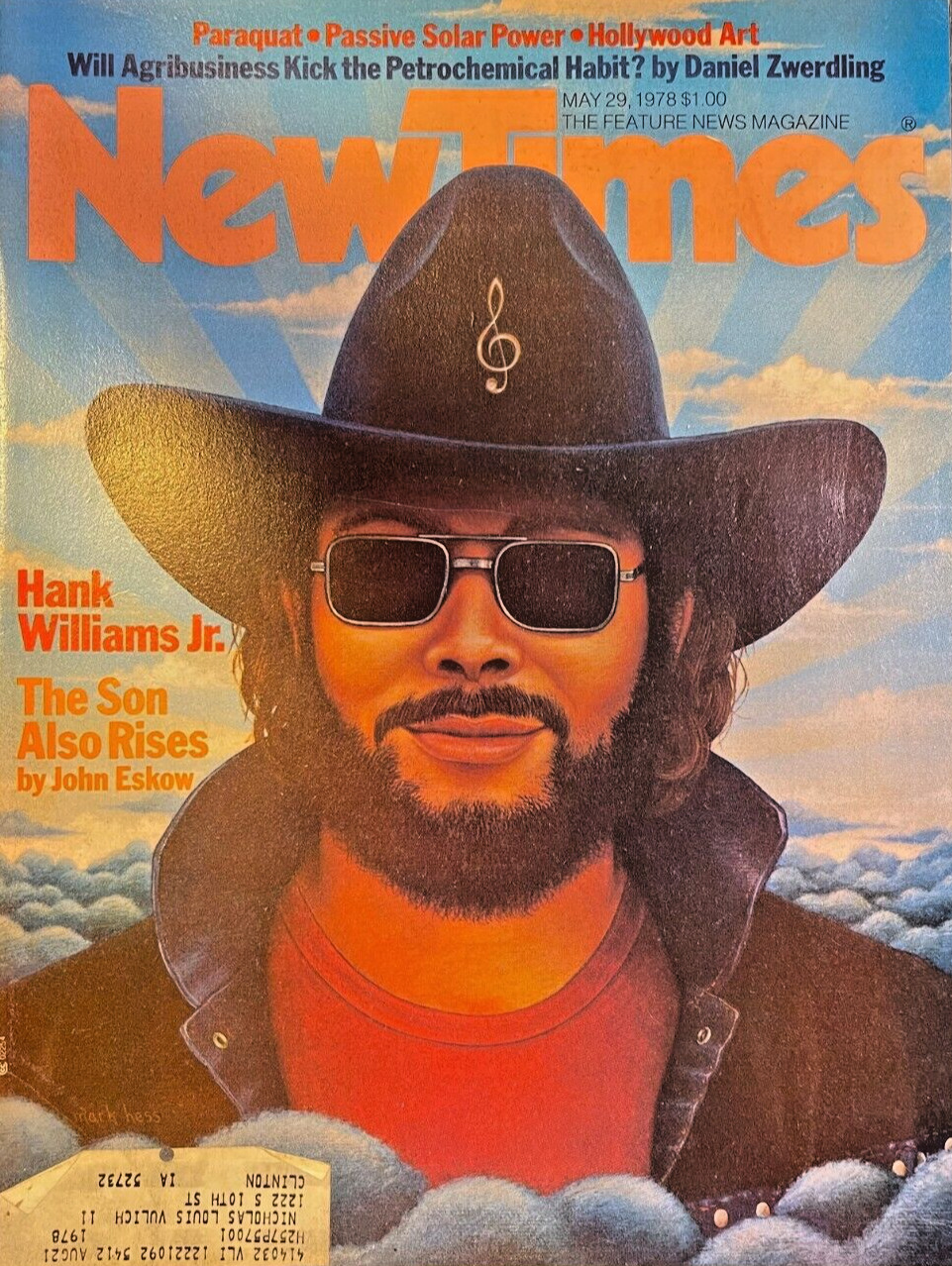 New Times Magazine May 29, 1978 Hank Williams, Jr. Tom Ogle Petrochemicals