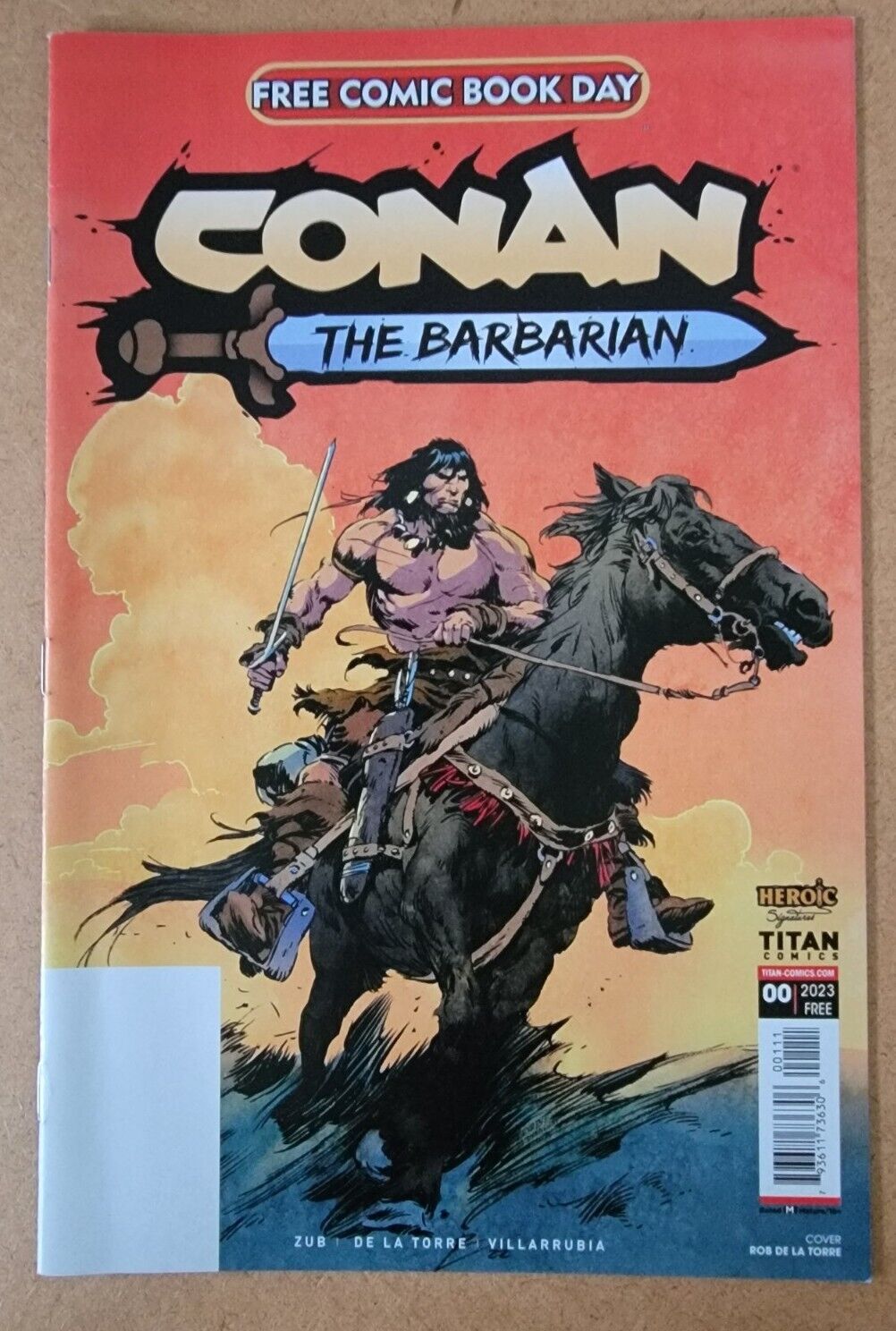 Conan the Barbarian FCBD 2023 Special 1 Jim Zub Free Comic Book Day FCBD New NM