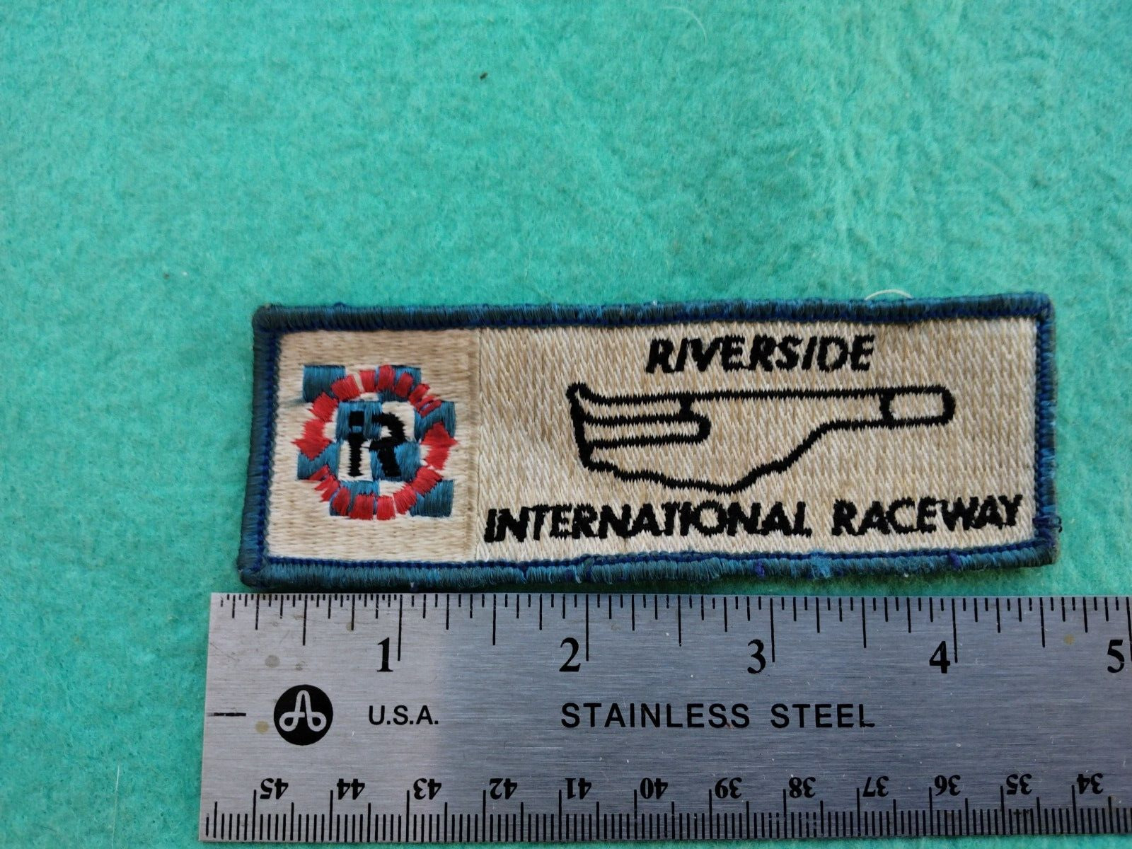 Vintage Riverside International Raceway California Hat Patch