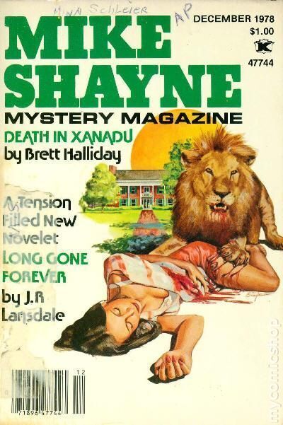 Mike Shayne Mystery Magazine Vol. 42 #12 VG/FN 5.0 1978 Stock Image Low Grade