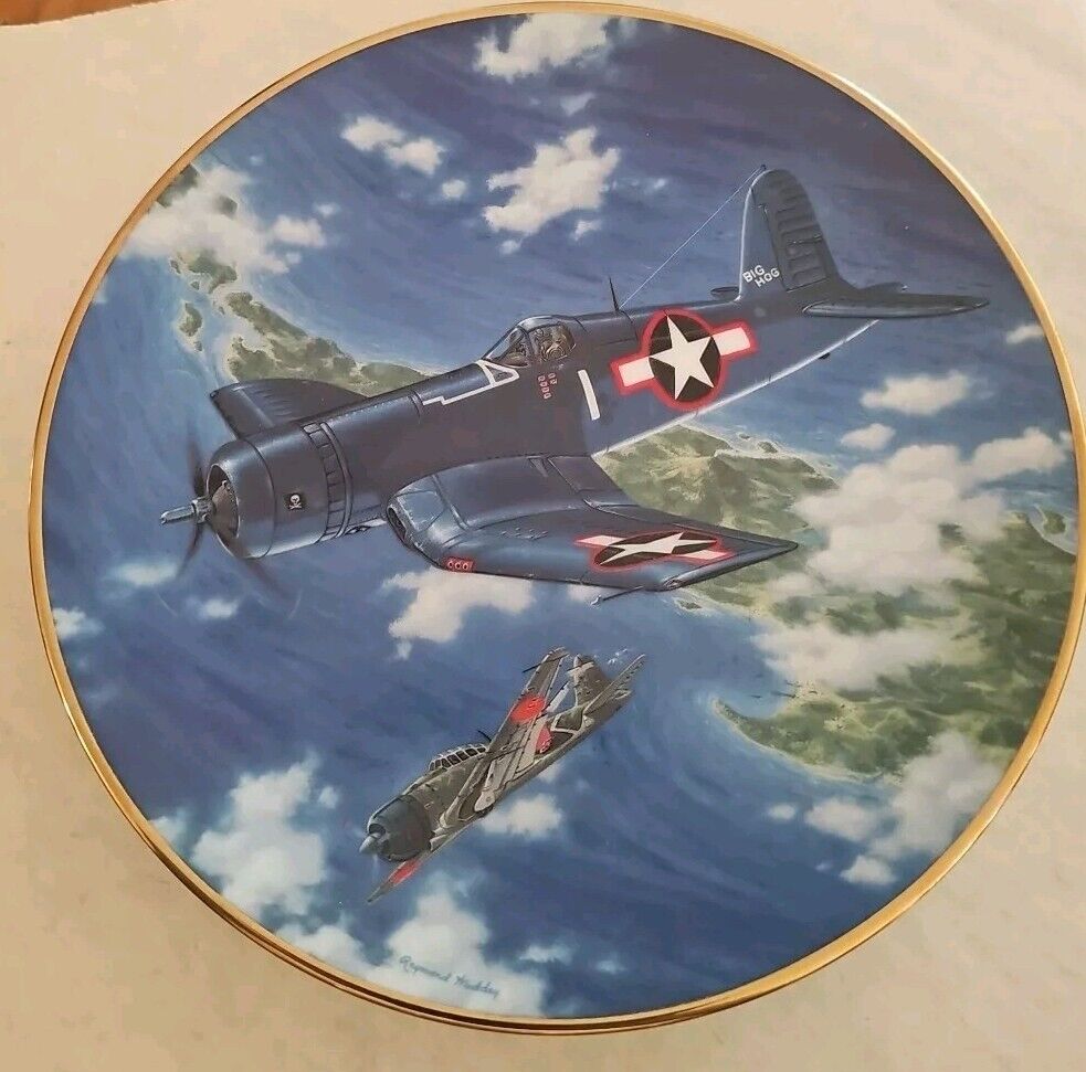 The Hamilton Collection Great Fighter Planes WWII Collector Plate 
