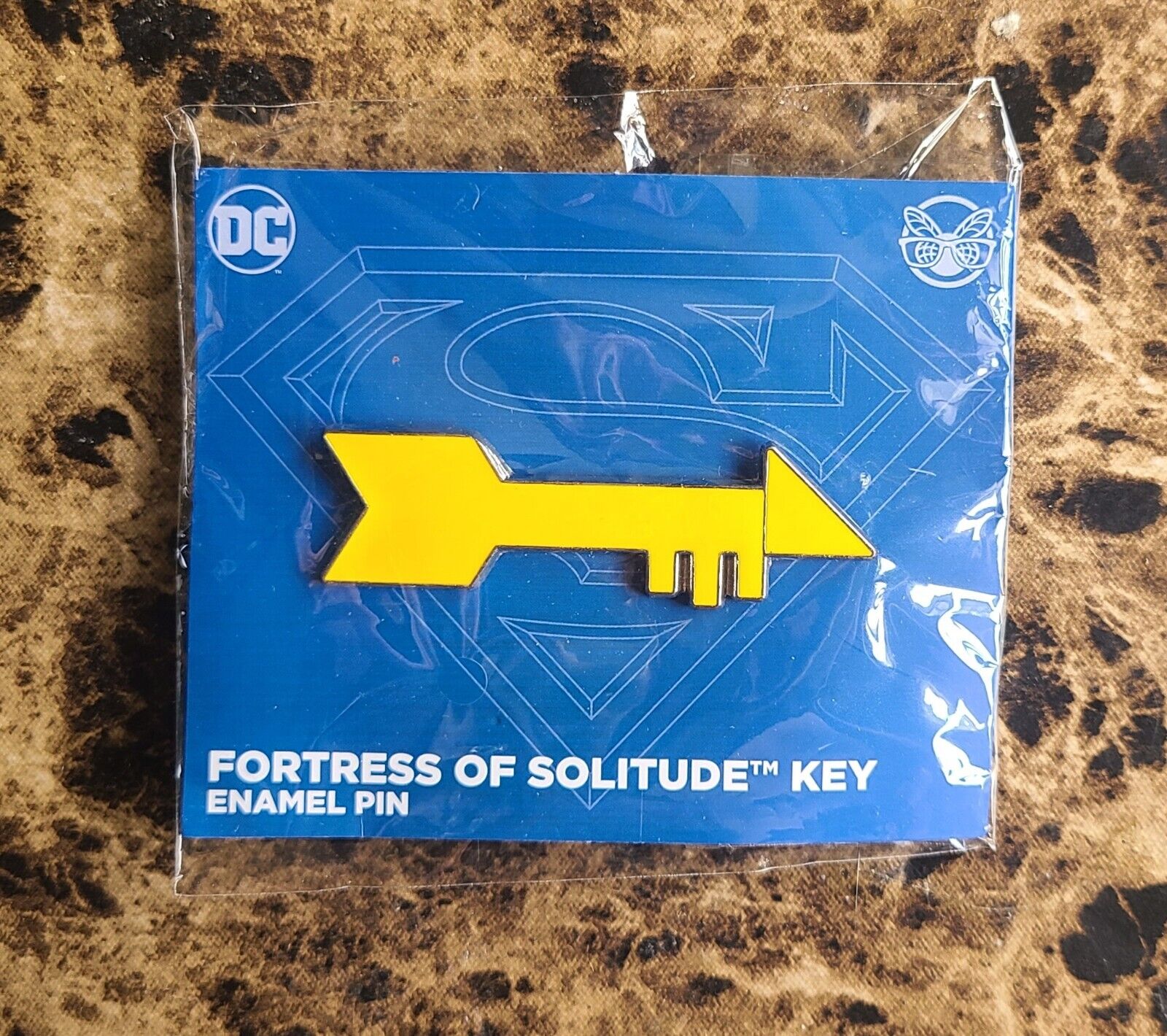 Fortress of Solitude Key Pin DC Comics Loot Crate Exclusive