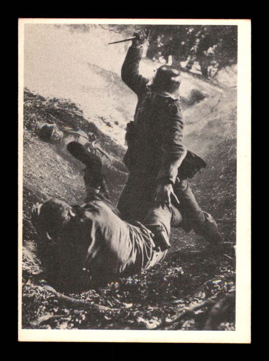 1963 Donruss Combat (Series I) #11 Hand Fighting - Crease Free