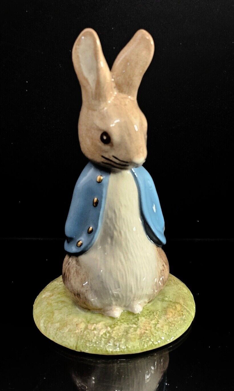 1999 Beswick Beatrix Potter Sweet Peter Rabbit The Gold Edition 1999 *RARE