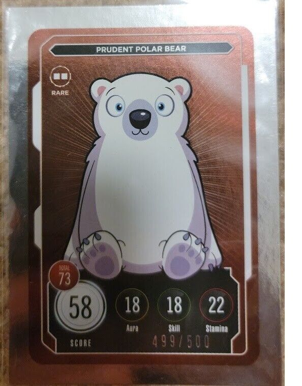 VeeFriends Compete & Collect - Prudent Polar Bear - Rare 499/500