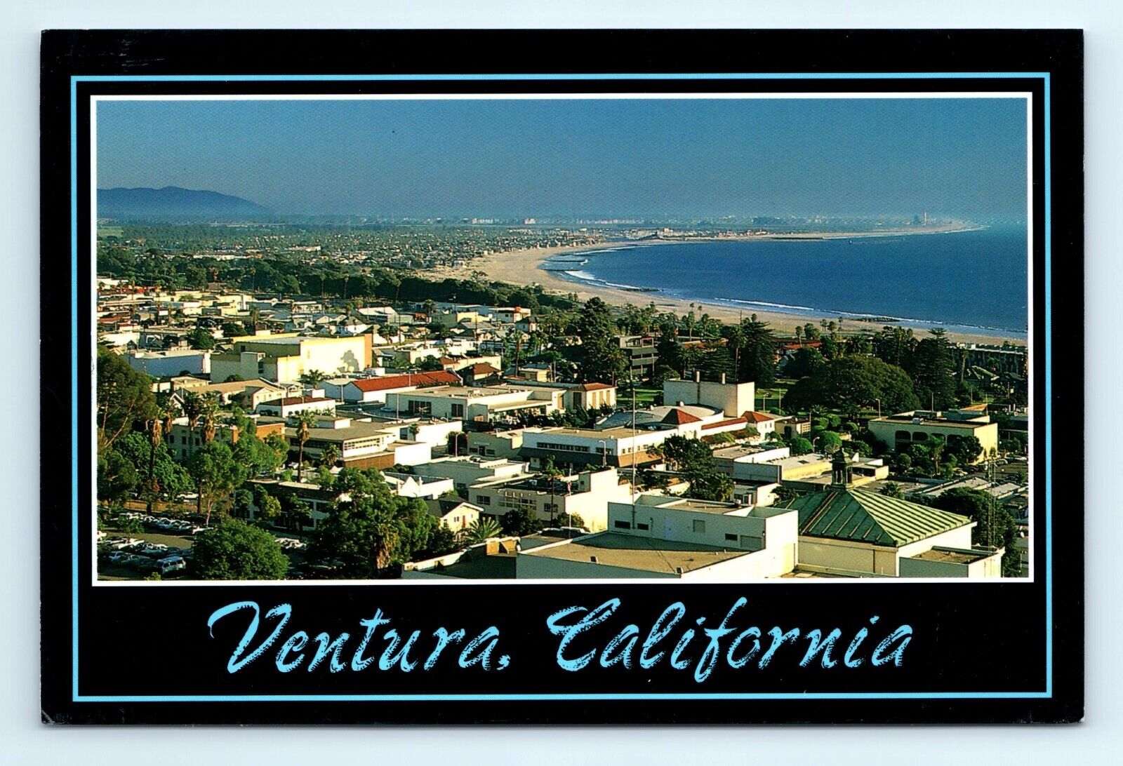 Ventura Aerial View CA Postcard
