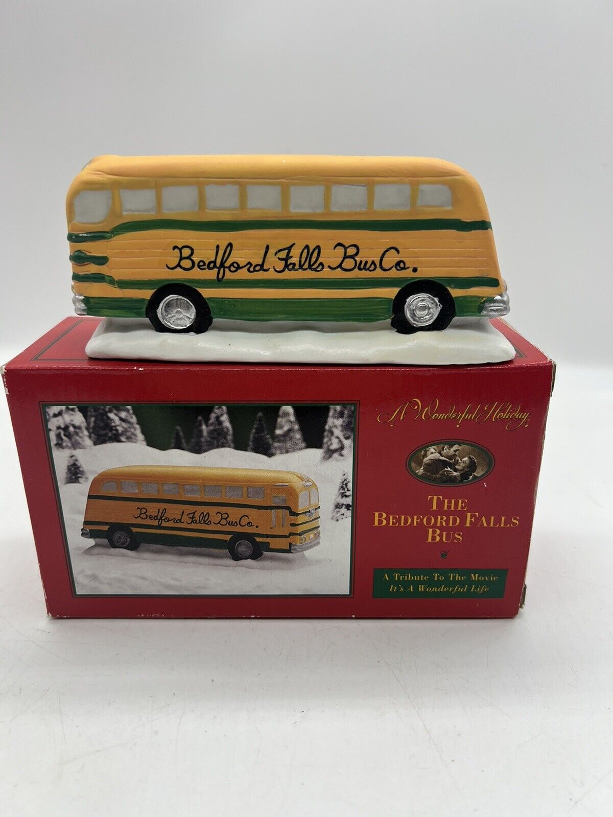 A Wonderful Holiday It’s A Wonderful Life Bedford Falls Bus 1994