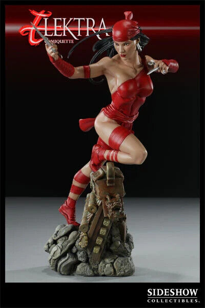 Elektra Comiquette Statue Sideshow Collectibles 312/1000 NEVER OPENED