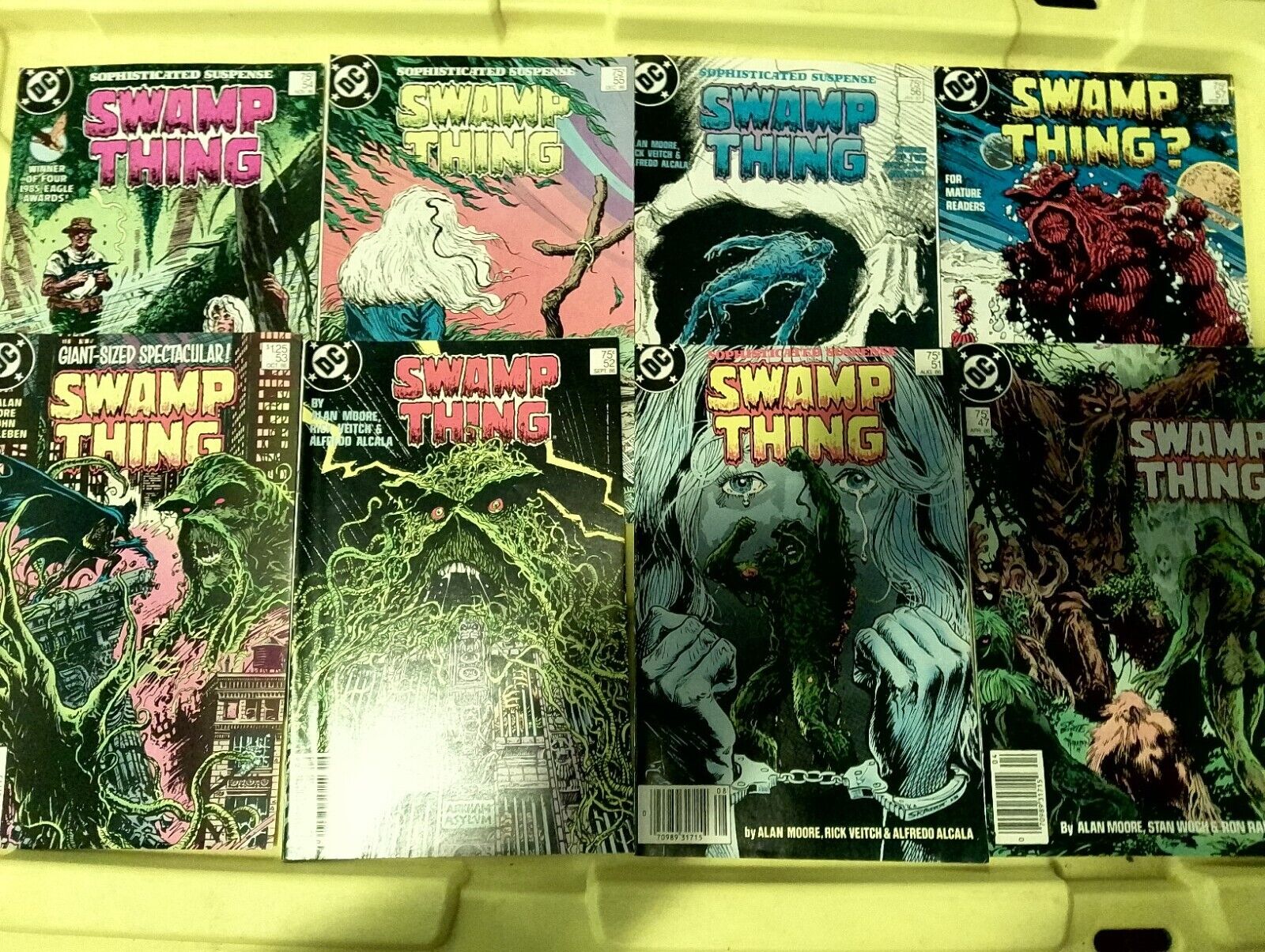 Swamp Thing Comic Book Lot 47,51-57
