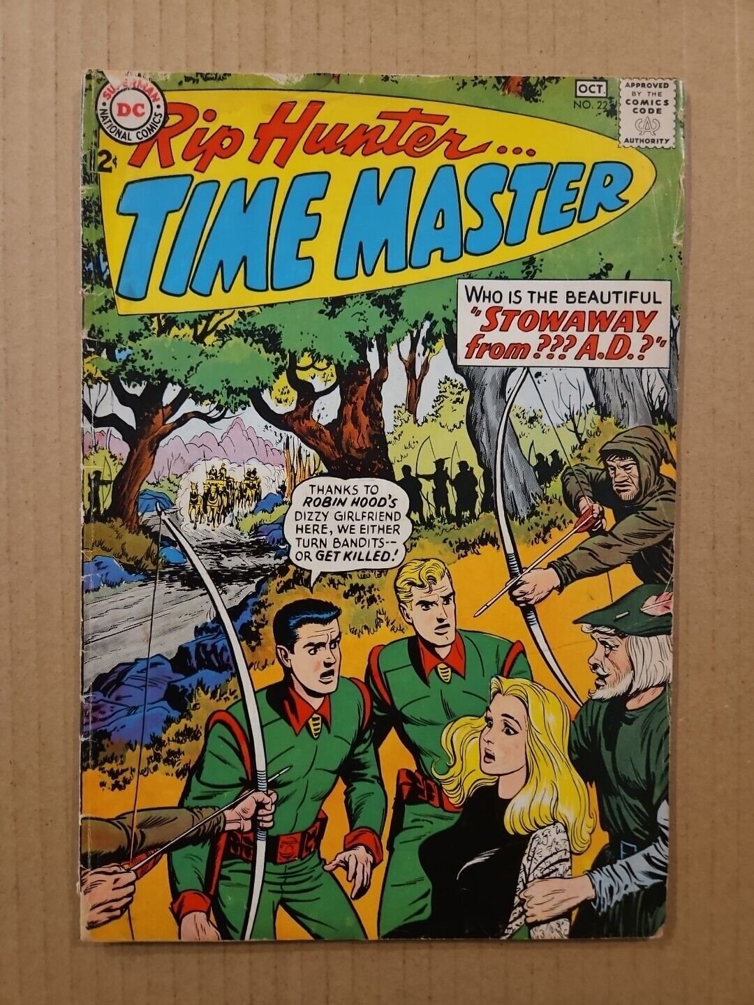 Rip Hunter Time Master #22 DC 1964 VG
