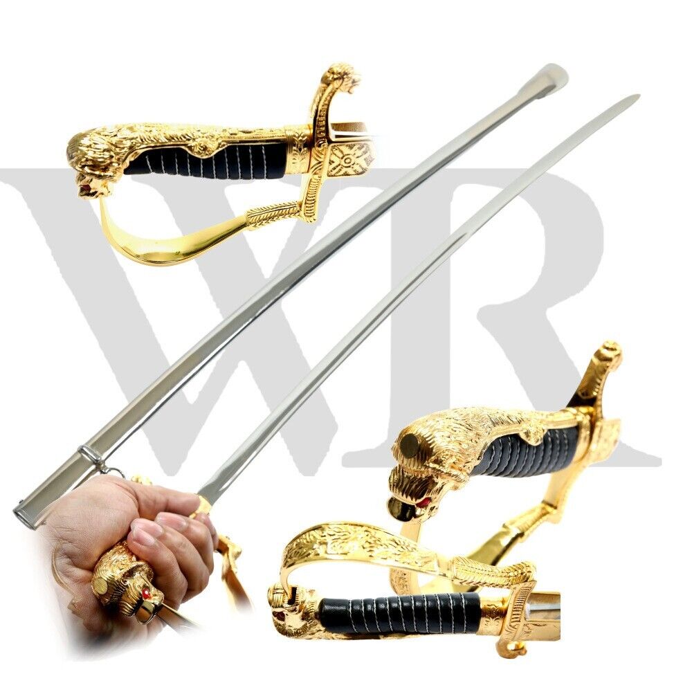 German Officers Full Tang Tempered Battle Ready Sword by Warrior Replicas