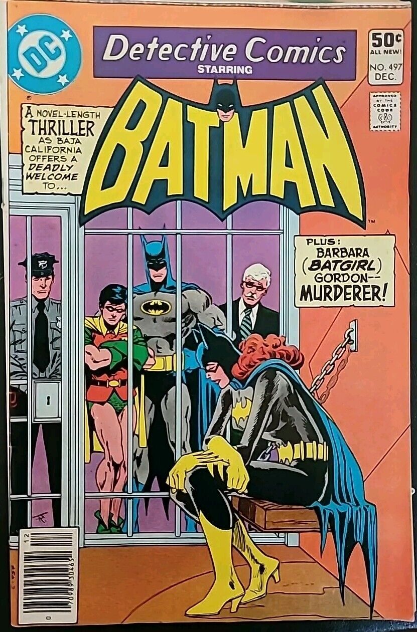 DETECTIVE COMICS DC # 497 DEC 1981 BATMAN BATGIRL