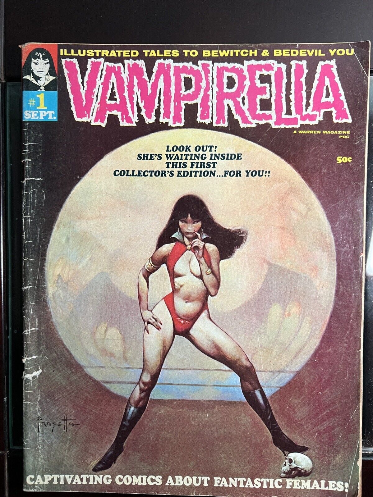 Vampirella Issue #1 1969 First Appearance of Vampirella - Fair to Good Condition