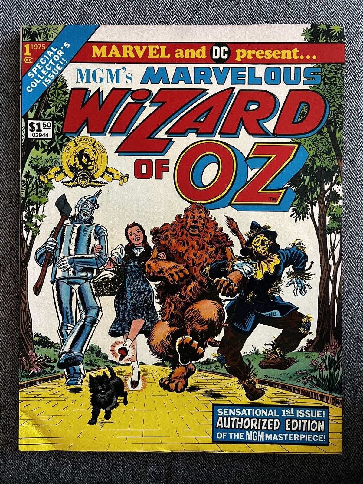 MGM’s Marvellous Wizard Of Oz 1975. Marvel and DC Oversize Collectors Issue