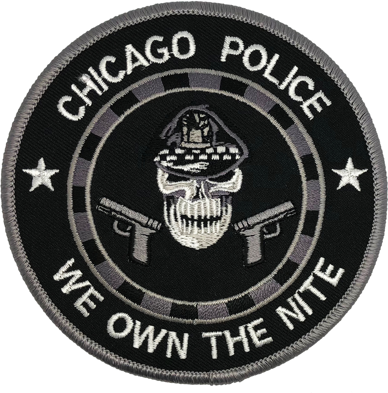 CHICAGO POLICE WE OWN THE NITE BIKER PATCH