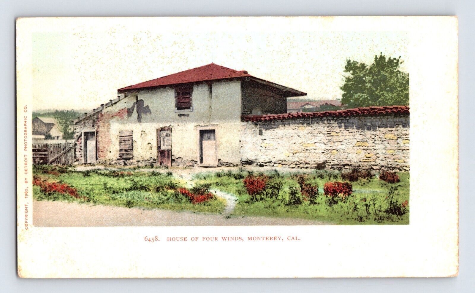 Postcard California Monterey CA House Four Winds Pre-1907 Unposted Undivided