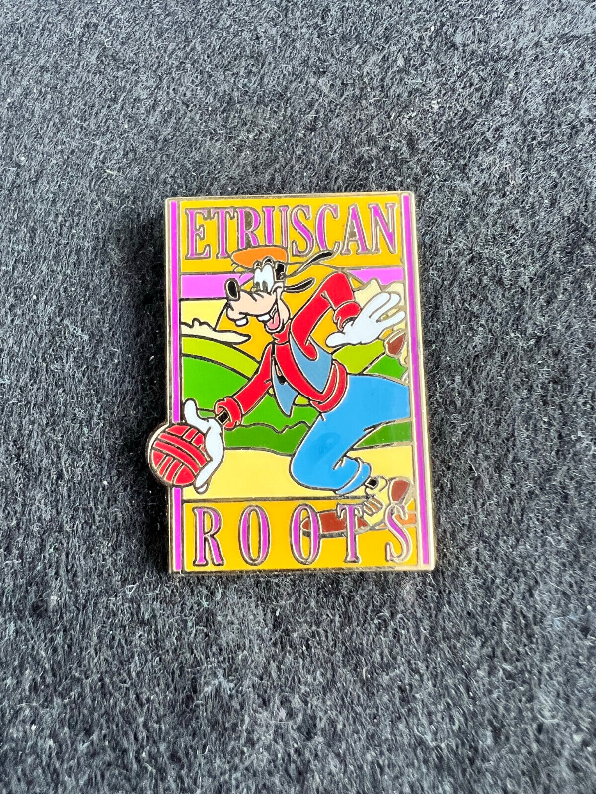 Adventures by Disney ABD Etruscan Roots Goofy Bocce Ball Gift Pin LE PP #56844