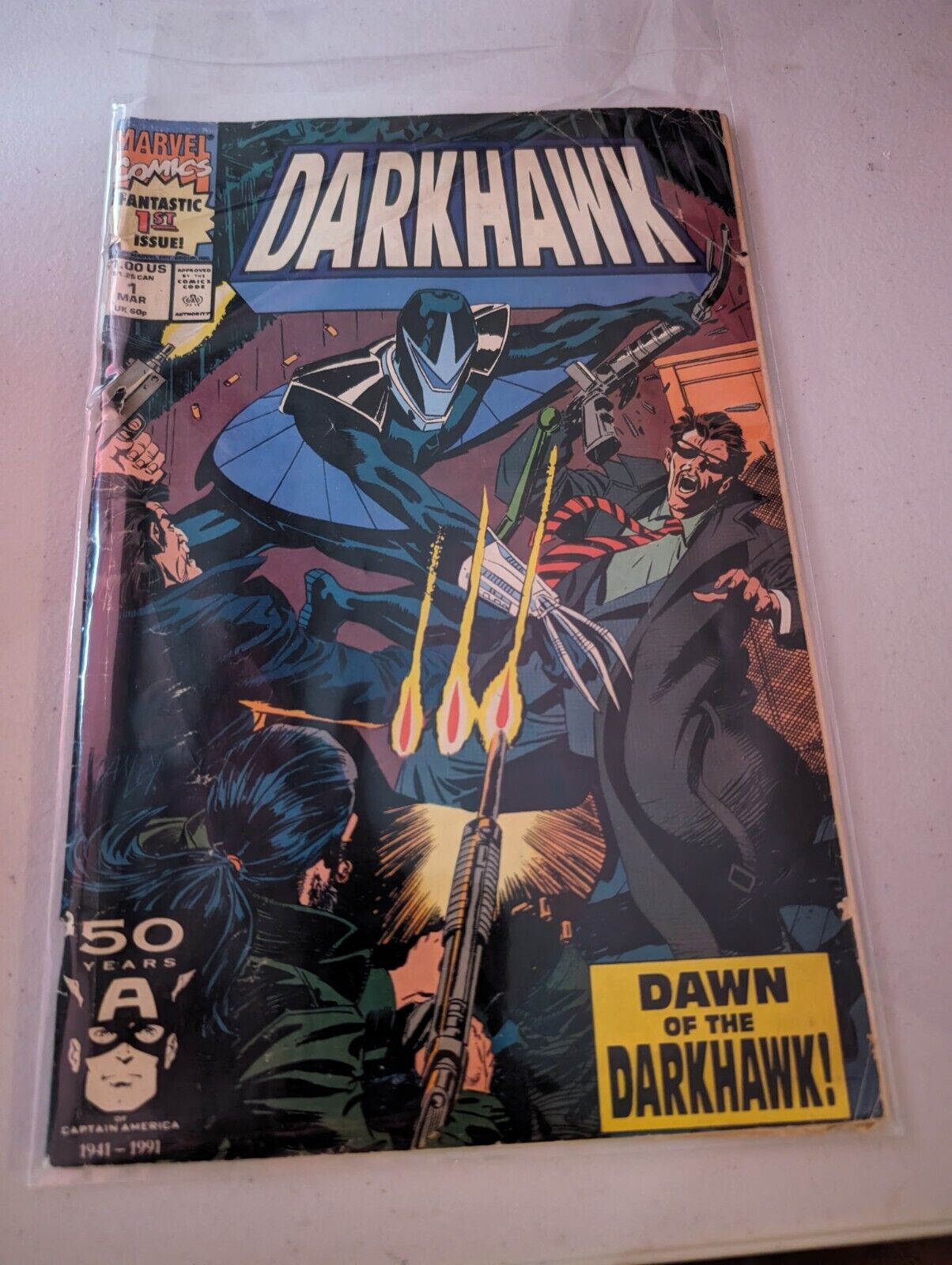 Darkhawk #1 1st Appearance Darkhawk Marvel Comics 1991