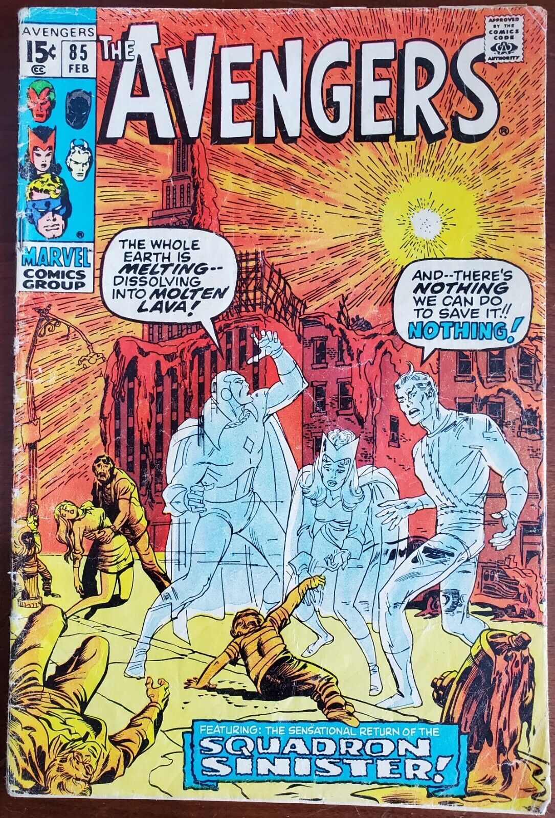 Avengers #85 F/GD 1.5 (Marvel 1970) ~ 1st Squadron Supreme ✨