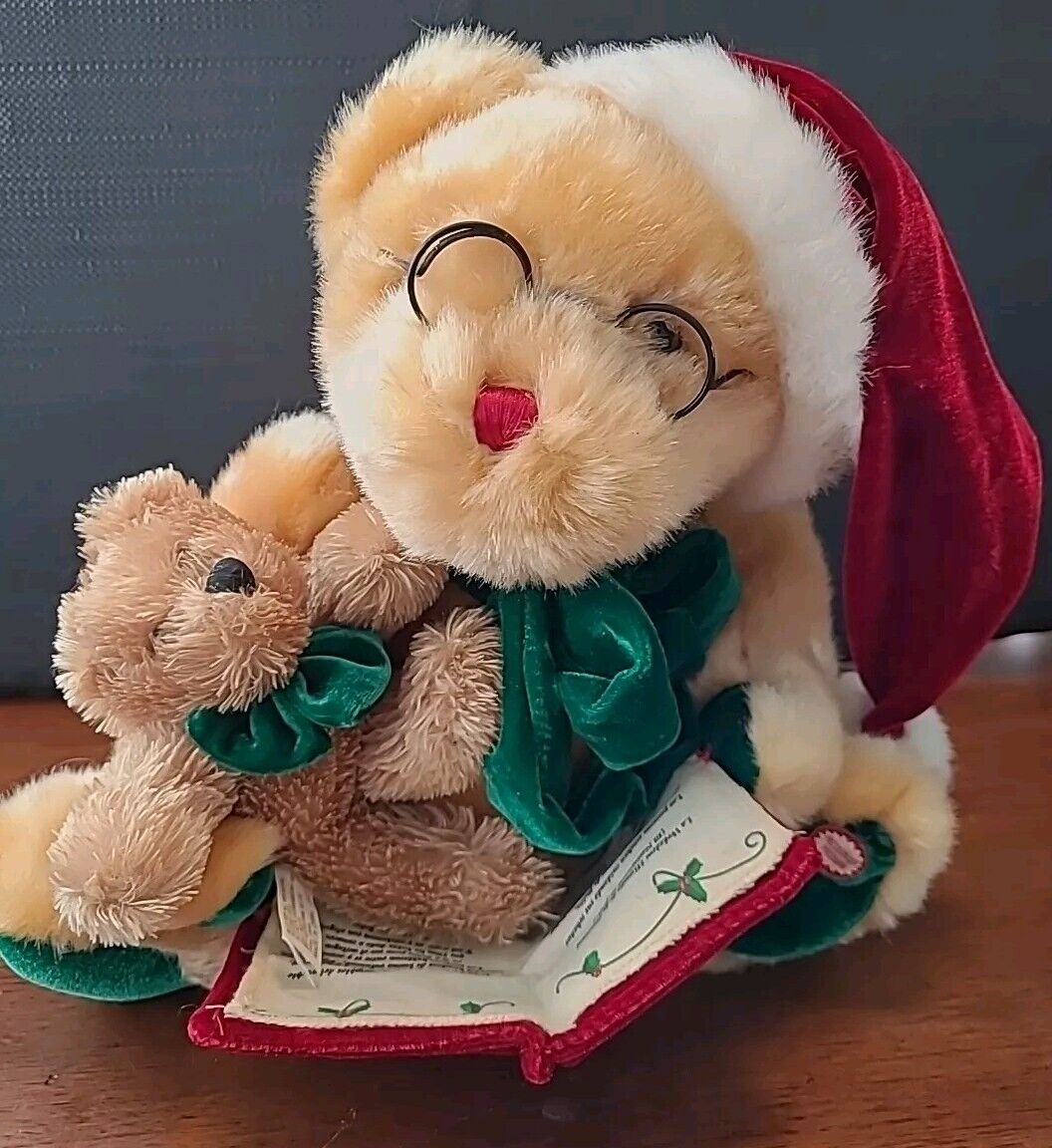 Dan Dee Animated Christmas Bear/Baby Reading Christmas Story SPANISH, Tested