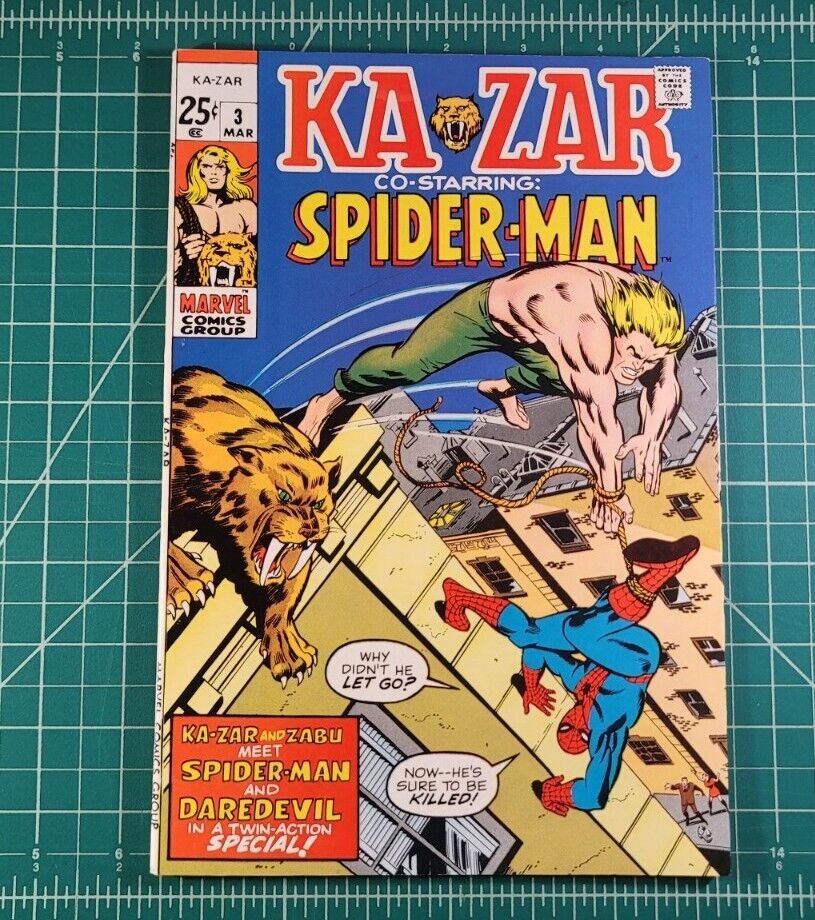 Ka-Zar #3 (1971) NM Classic Stan Lee John Romita Marvel Comics Spider-Man 