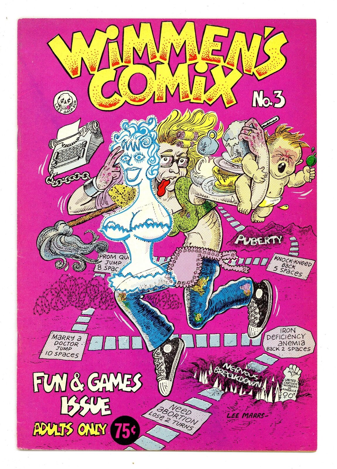 Wimmen\'s Comix #3, 2nd Printing FN 6.0 1973