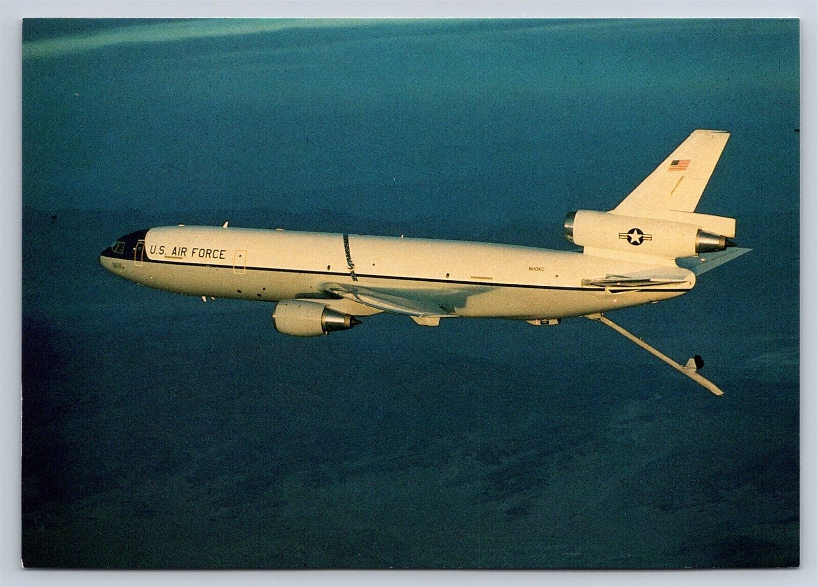 Military Aviation Postcard Douglas KC-10 Extender Air Force Refueler GV10