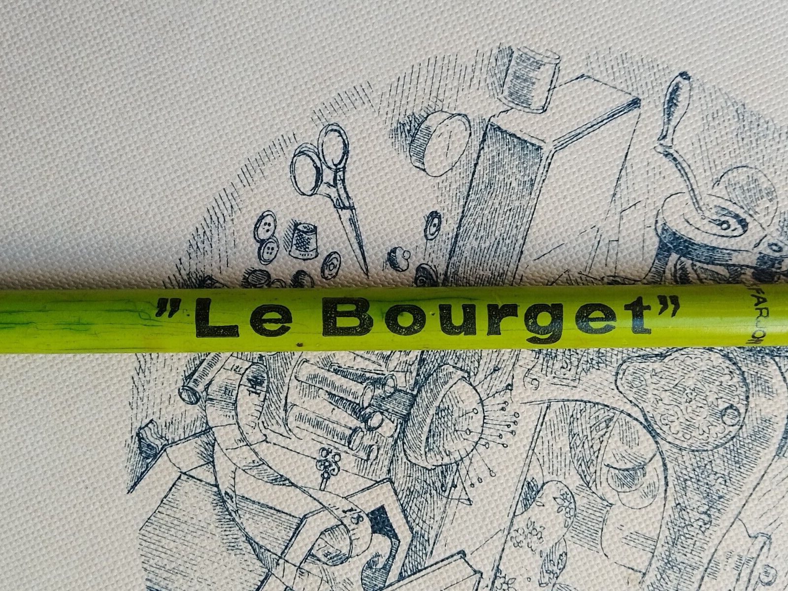 Interesting french pencil 50\'s with advert LE BOURGET, VTG FRANCE