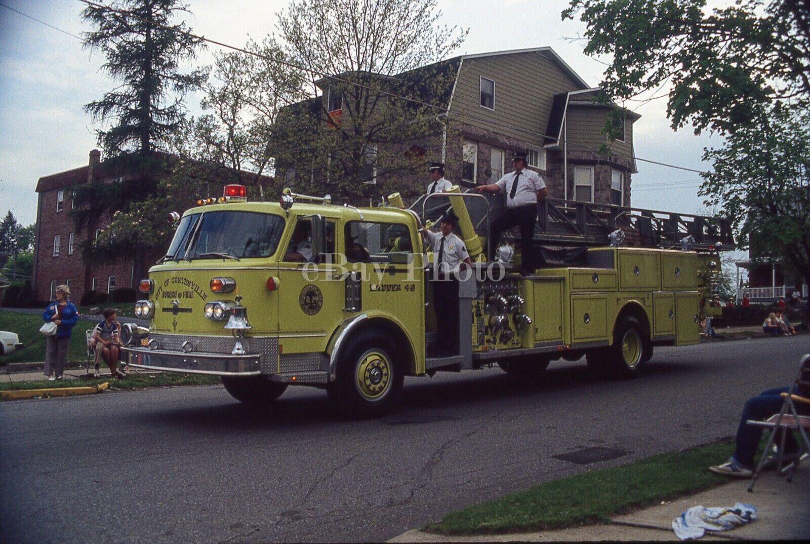 Fire Apparatus Slide- Coatesville PA Fire Department ALF Ladder 42