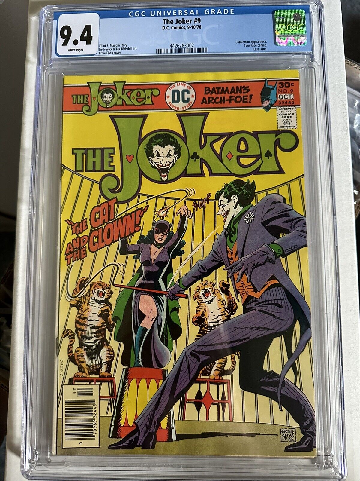 The Joker #9 CGC 9.4 Last Issue in Series Catwoman Appearance
